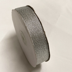 Nastro Metallico Argento da 25 mm x 50 Metri: Splendore e Versatilità per Decorazioni Incantevoli