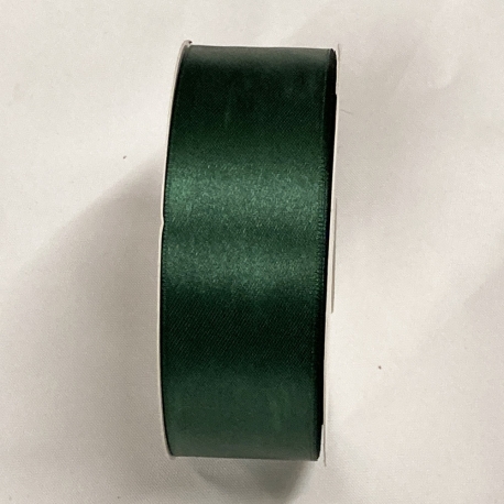 Doppio Raso Verde Smeraldo da 40 mm - Bobina da 50 Metri: Eleganza Naturale e Fascino