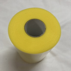 Rotolo di Tulle Giallo - Altezza 15 cm, Lunghezza 100 metri: Eleganza e Versatilità per Ogni Occasione