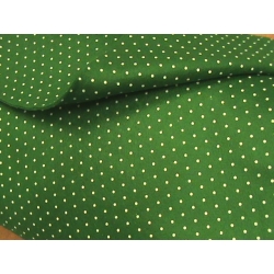 SCAMPOLO CM 30X180 PANNOLENCI STAMPATO VERDE POIS BIANCHI