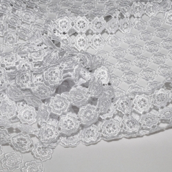 PIZZO MACRAME 156 BIANCO 