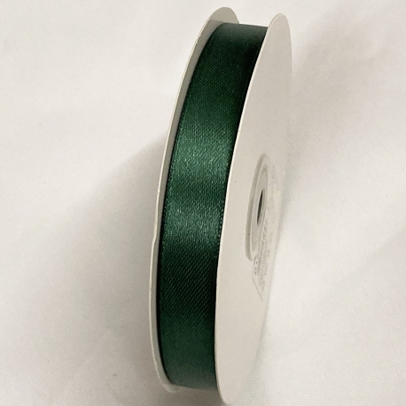 Doppio Raso Verde Smeraldo da 15mm - Bobina da 50 Metri: Splendore Naturale per Ogni Creazione