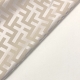 TESSUTO JACQUARD LABIRINTO FONDO BEIGE H. CM 340