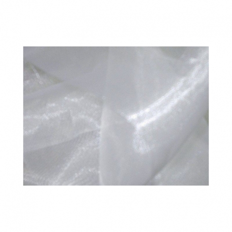 SCAMPOLO CM. 40X150 ORGANZA SCINTILLA BIANCA