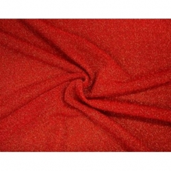 SCAMPOLO CM. 90X150 MAGLINA LUREX ROSSO 