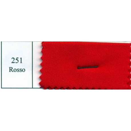 SCAMPOLO CM. 40X150 LYCRA LUCIDA 251 ROSSO